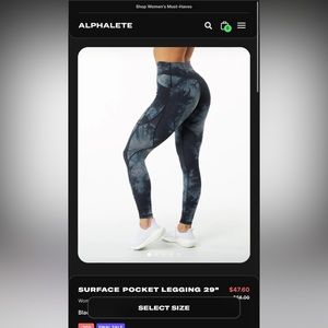 Alphalete SURFACE POCKET LEGGING 29"